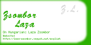 zsombor laza business card